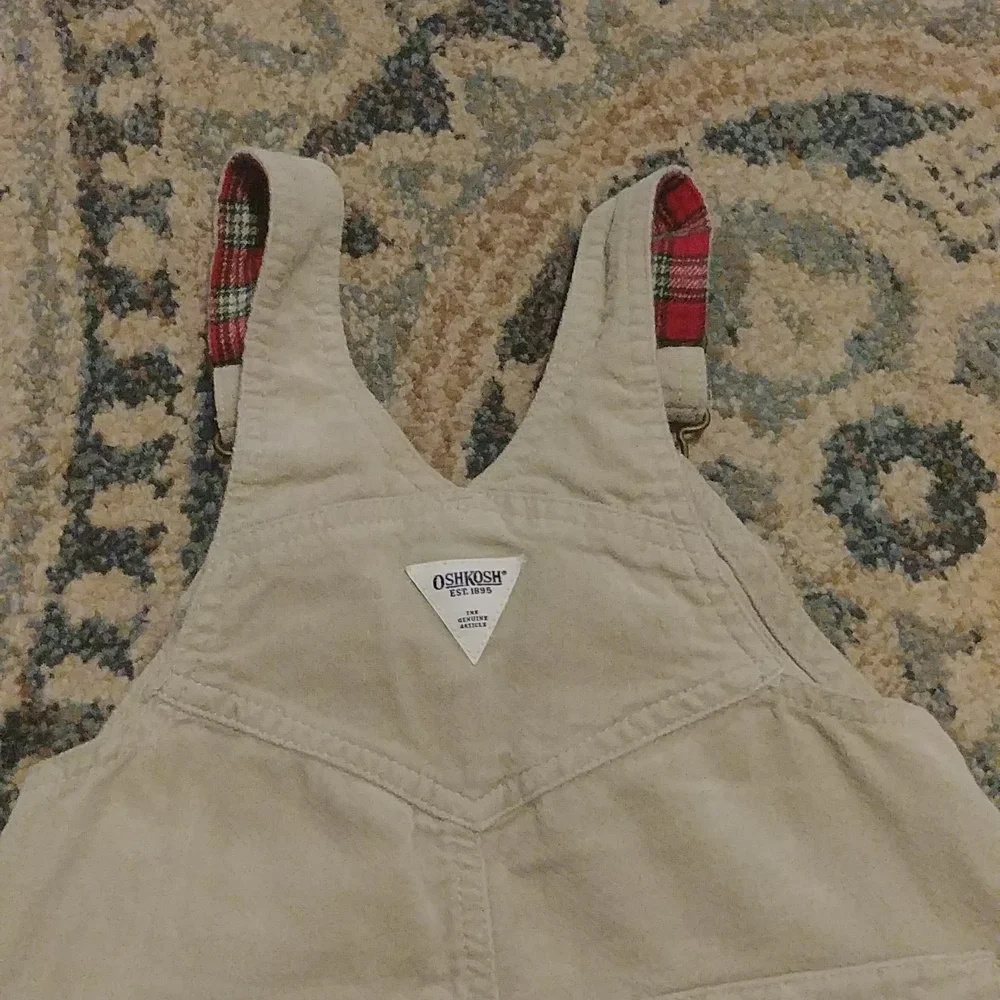 Oshkosh 100% Cotton Tan Overalls